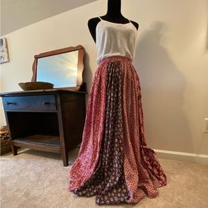 Newport News Best of Europe boho maxi skirt